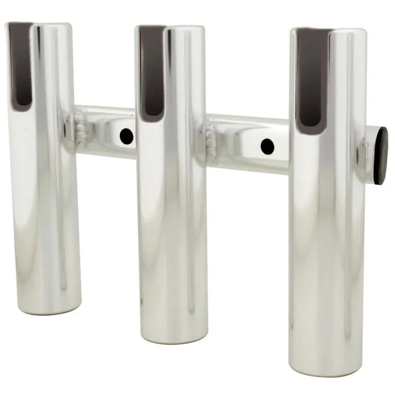 TACO 3-Rod Holder Rack - Brushed Aluminum Trusted Brand