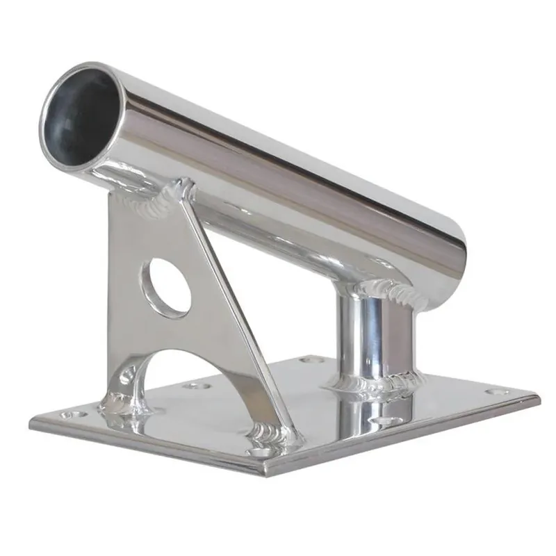 Lee's MX Pro Series Fixed Angle Center Rigger Holder - 22° - 1.5" ID - Bright Silver Last Chance