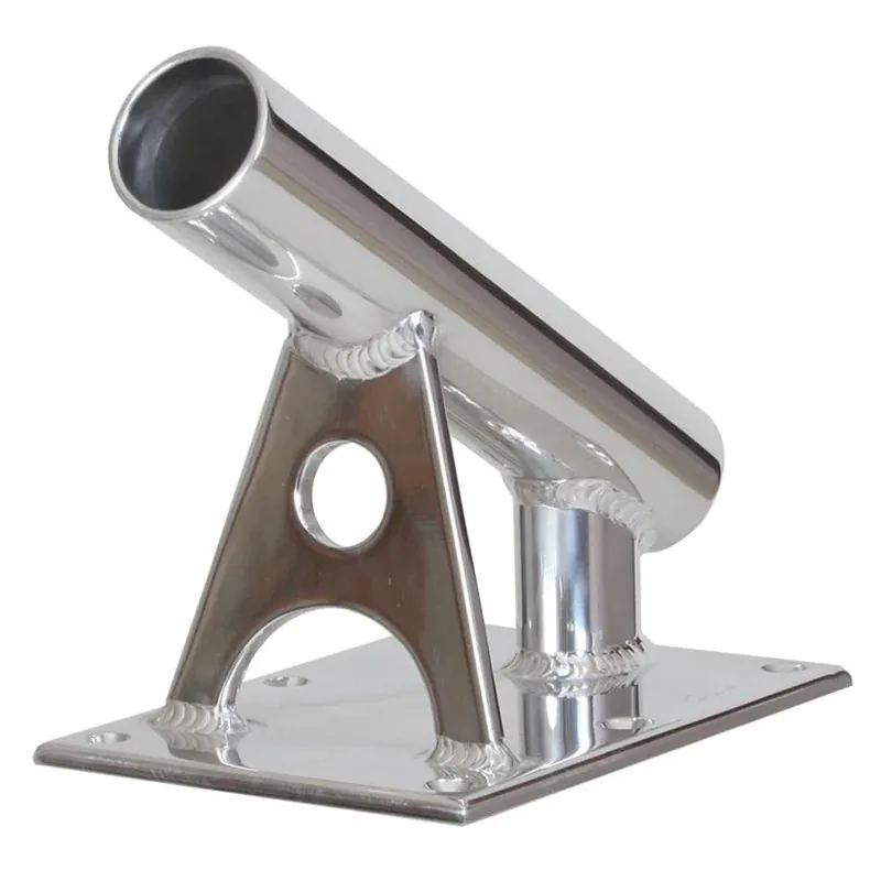 Lee's MX Pro Series Fixed Angle Center Rigger Holder - 30° - 1.5" ID - Bright Silver Instant Buy