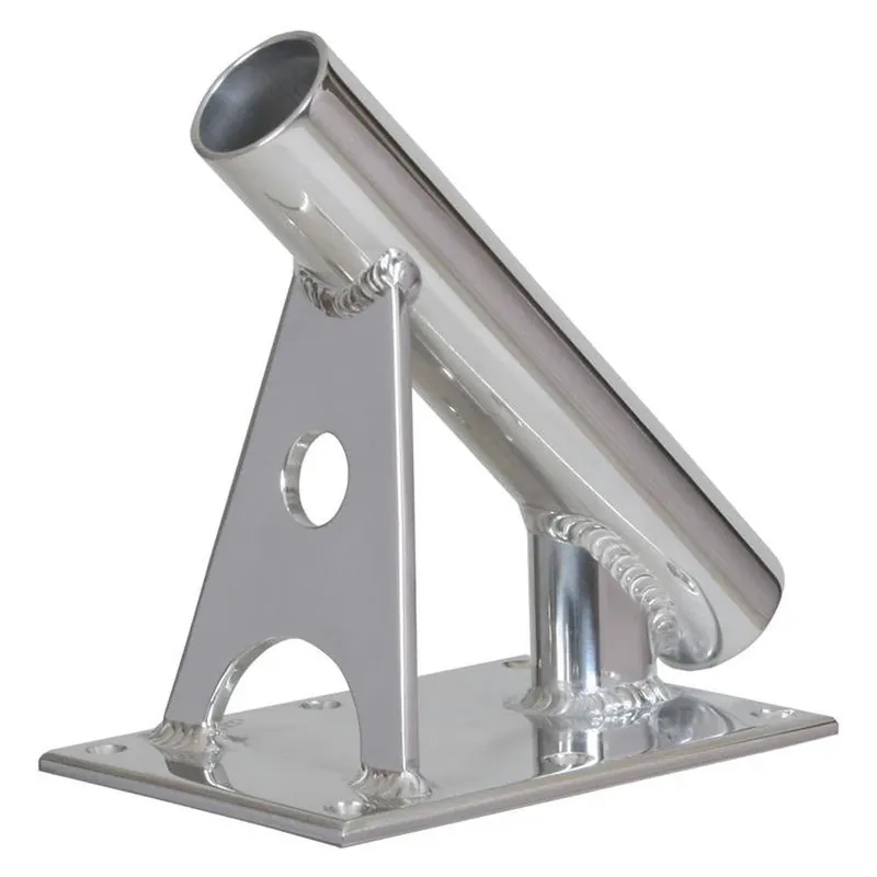 Lee's MX Pro Series Fixed Angle Center Rigger Holder - 45° - 1.5" ID - Bright Silver Best Choice