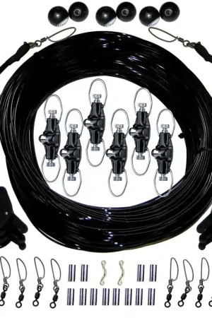 Buy Today Rupp Triple Rigging Kit W/Lok-Ups & Nok-Outs - 520' Black Mono Cord