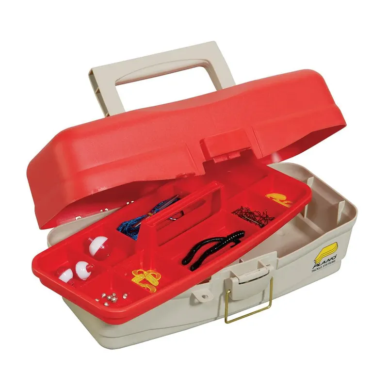 Plano Take Me Fishing™ Tackle Kit Box - Red/Beige Save Now
