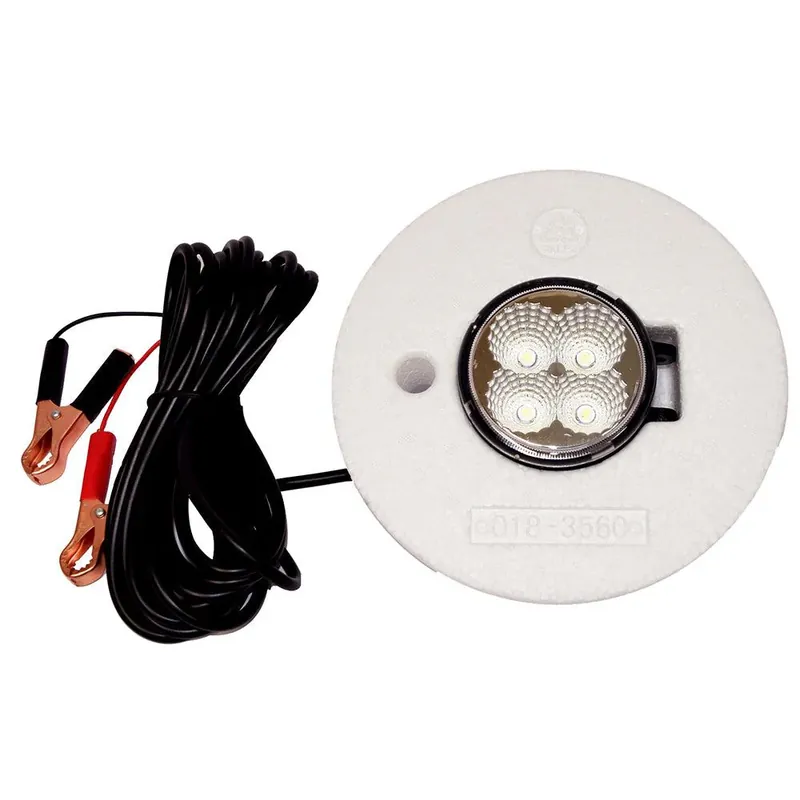 While Supplies Last Hydro Glow FFL12 Floating Fish Light w/20' Cord - LED - 12W - 12V - White