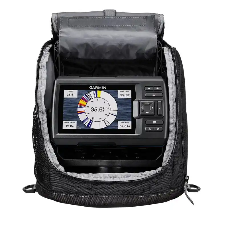 Garmin STRIKER™ Vivid 5cv Fishfinder Ice Fishing Bundle Hassle-Free Returns