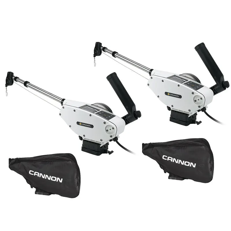 New Release Cannon Optimum™ 10 Tournament Series (TS) BT Electric Downrigger 2-Pack w/Black Covers
