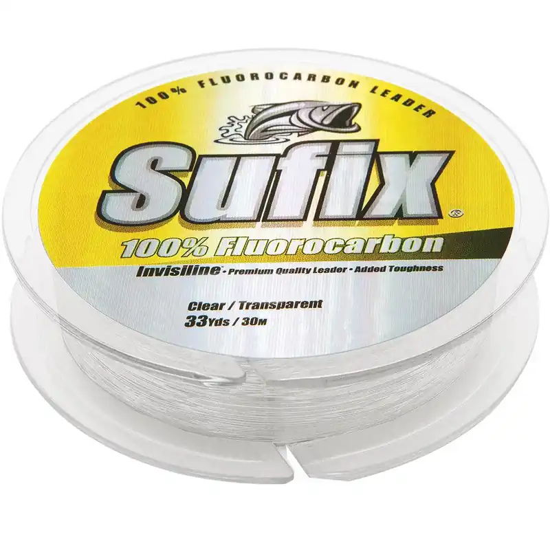 Sufix 100% Fluorocarbon Invisiline™ Leader - 150lb - 33yds While Supplies Last