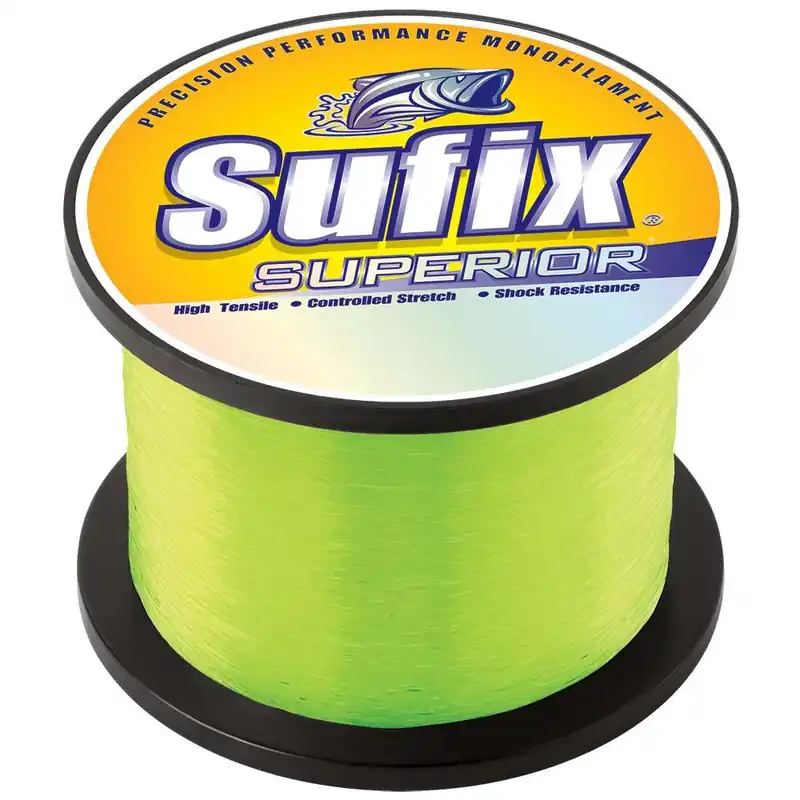 Sufix Superior Hi-Vis Yellow Monofilament - 30lb - 7895 yds Today Only