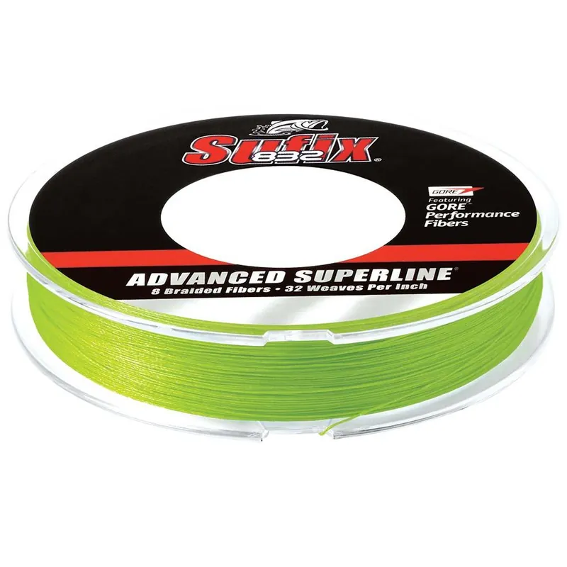 Hassle-Free Returns Sufix 832® Advanced Superline® Braid - 15lb - Neon Lime - 300 yds