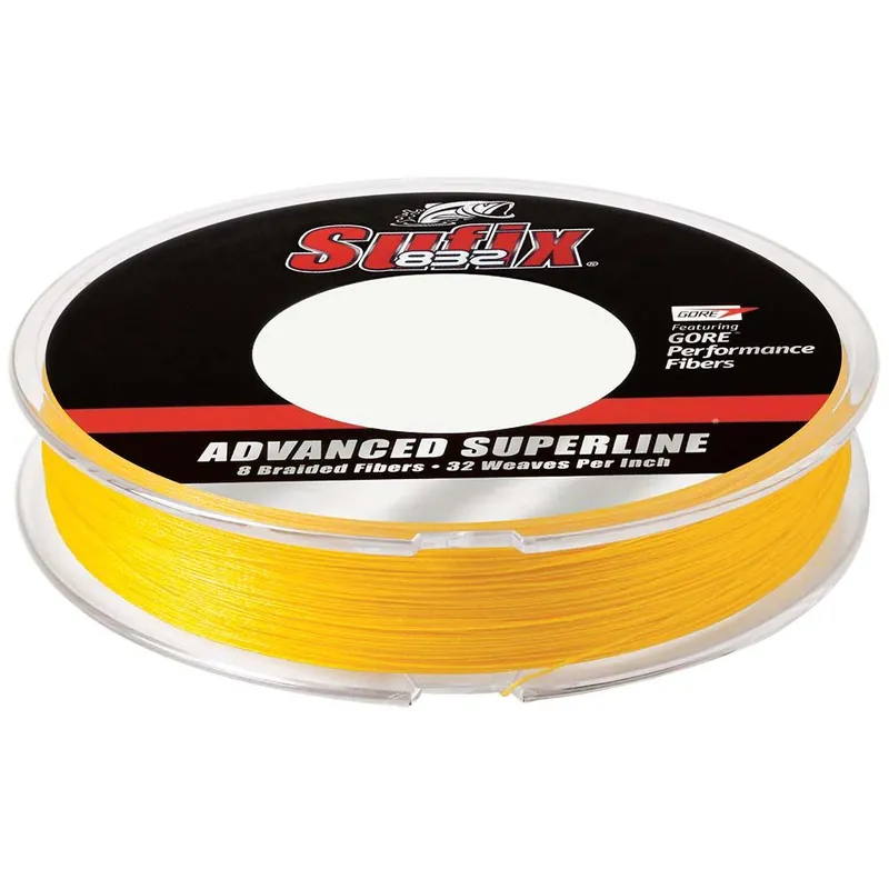 Sufix 832® Advanced Superline® Braid - 15lb - Hi-Vis Yellow - 300 yds Top Pick