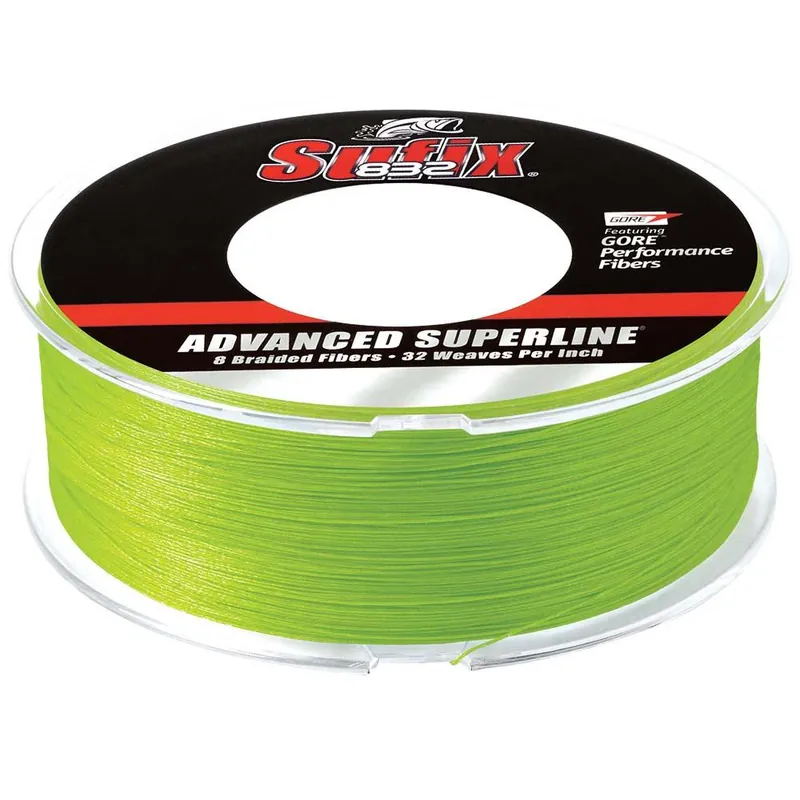 Buy Direct Sufix 832® Advanced Superline® Braid - 15lb - Neon Lime - 600 yds