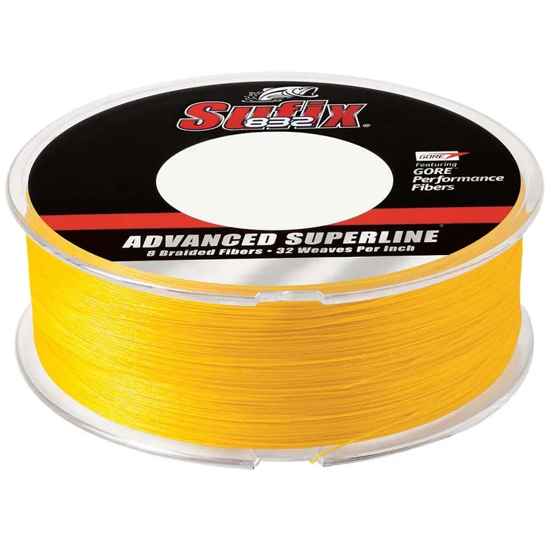 Grab Now Sufix 832® Advanced Superline® Braid - 15lb - Hi-Vis Yellow - 600 yds
