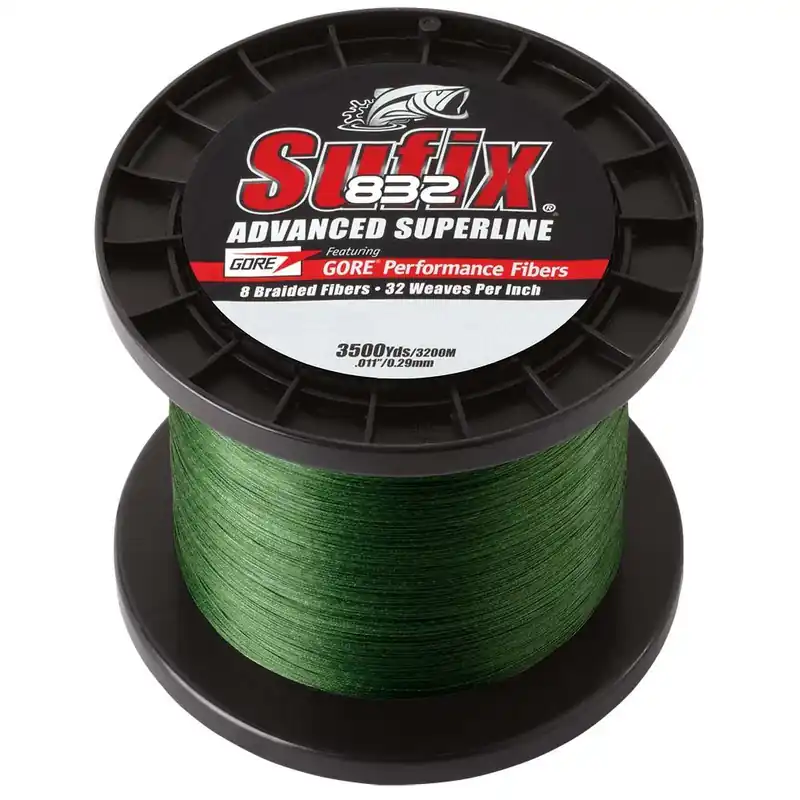 Sufix 832® Advanced Superline® Braid - 15lb - Low-Vis Green - 3500 yds Get Yours