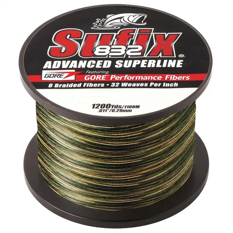 Holiday Sale Sufix 832® Advanced Superline® Braid - 20lb - Camo - 1200 yds