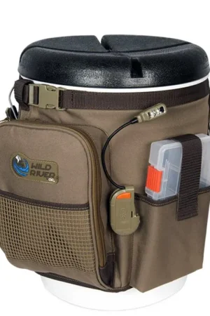 Wild River RIGGER 5 Gallon Bucket Organizer w/Lights, Plier Holder & Lanyard, 2 PT3500 Trays & Bucket w/Seat Trusted Brand