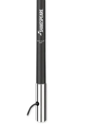 Shakespeare 5101 Black 8' 6db Vhf Antenna Chrome Ferrule 15' Rg58 Cable Fresh Stock