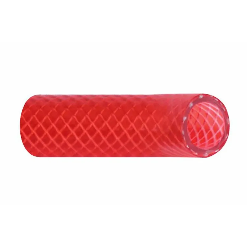 Affordable Trident Marine 1/2" Reinforced PVC (FDA) Hot Water Feed Line Hose - Drinking Water Safe - Translucent Red - Sold by the Foot