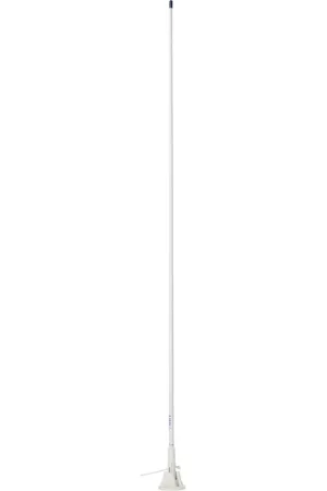 Mega Sale Scout 5' White VHF Antenna 3dB Lift & Lay Mount w/5M RG-58