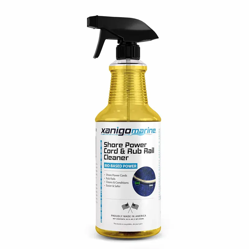 Xanigo Marine Shore Power Cord & Rub Rail Cleaner - 32oz Special Discount
