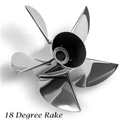 Fresh Stock Signature 400 TH 18* Rake Cleaver for Mercury Outboard