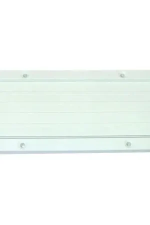 T-H Marine Large Rectangular Scupper - White LRS2DP Certified