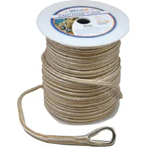 Holiday Sale Sea-Dog Line Anchor Line Double Gold 3/8" x 100' 302110100G/W-1