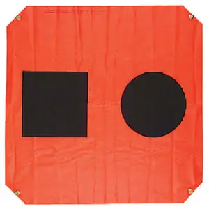 Orion Safety Products 3'X3' Orange Distress Flag 925 Express Delivery