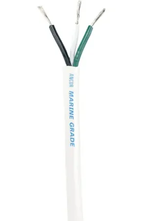 Ancor 12/3 White Round Triplex Wire 100' 133310 Special Discount