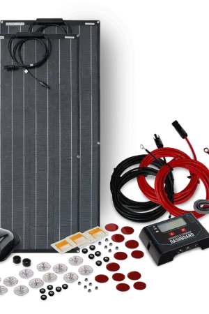 Holiday Sale Dakota Lithium 200-Watt Solar Panel & RV Roof Mount Kit