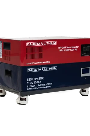 Mega Sale Dakota Lithium Home Backup Power & Solar Energy Storage System, 5-20 KWh Battery, 3,000W Inverter