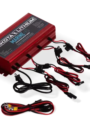 Next Day Delivery Marine 4 Bank, 40-Amp (10-Amp Per Bank) 12V Onboard Lithium Battery Charger – Discontinued