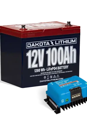 Price Drop Dakota Lithium 12v 100Ah Battery Plus Victron Orion Smart DC-DC charger