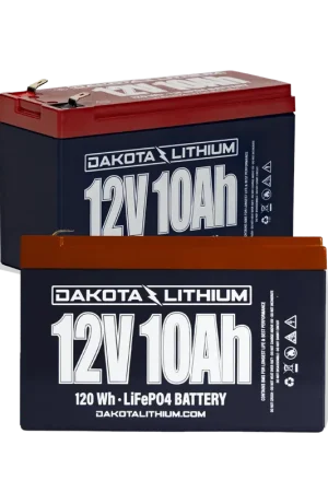 12v 10Ah LiFePO4 Battery Twin Pack Reduced Price