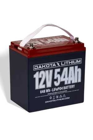 12V 54Ah Deep Cycle LiFePO4 Electronics Battery Flash Sale